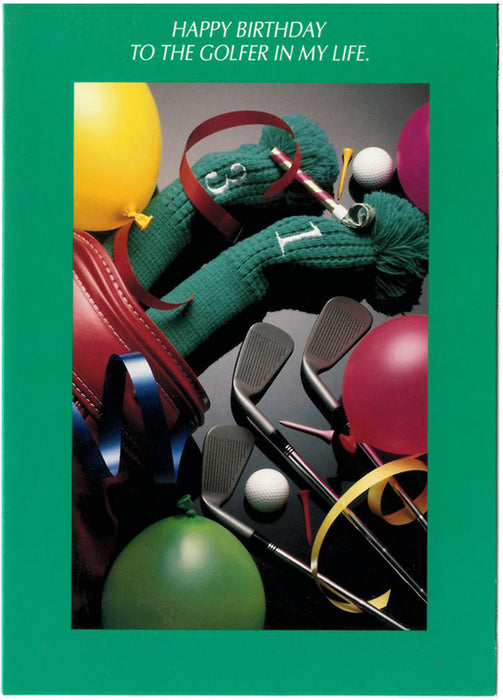 Golfer in my Life Birthday Card