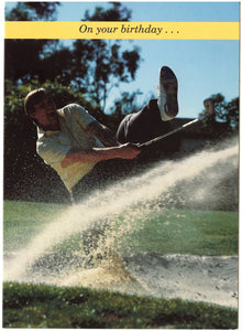 Have a Blast Golfer Birthday Card
