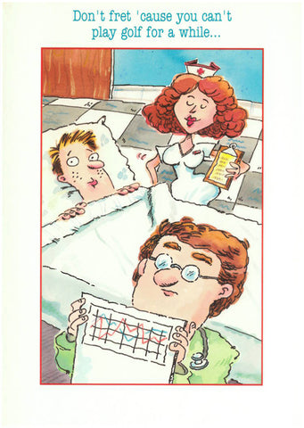Hold My Balls Get Well Card
