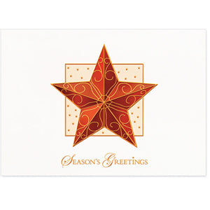 Ornamental Star Holiday Card