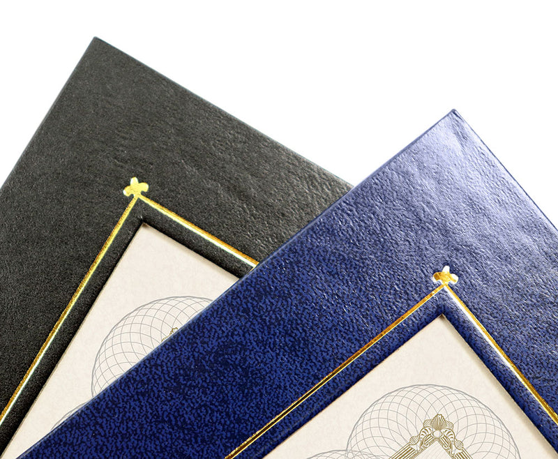 Personalized Deluxe Certificate Frame for 8x10 inserts (Blue or Black)