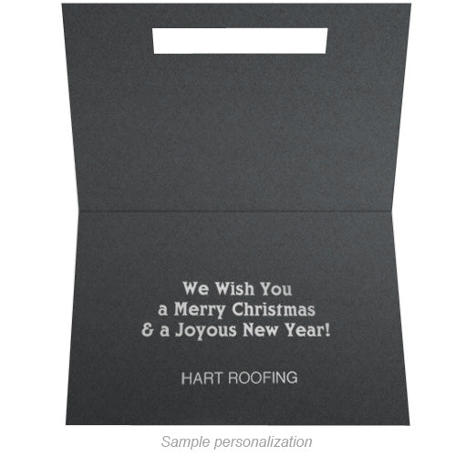 Holographic Peace Holiday Card