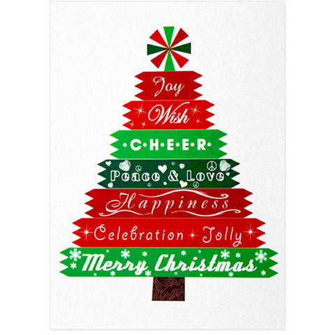 Designer Tree Holiday Card