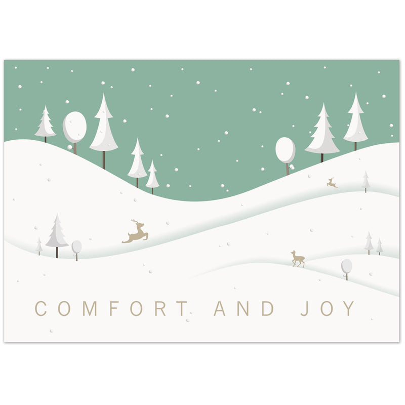 Snow Hills Holiday Card