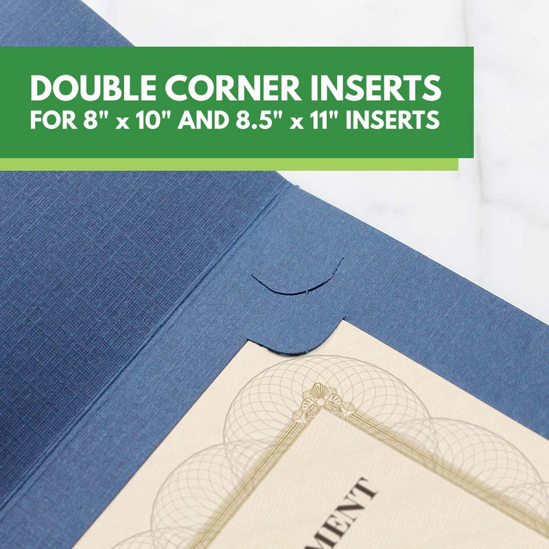 Classic Certificate Folder for 8x10 or 8.5x11 - Blank