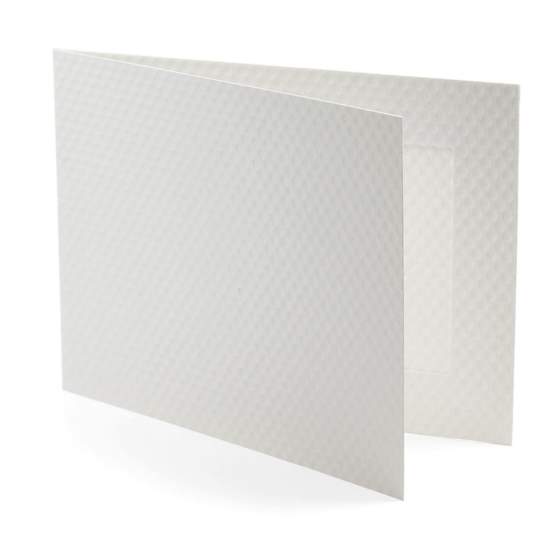 Personalized Double Windowed Golf Dimple Photo Folder for two Horizontal 4x6 Photos