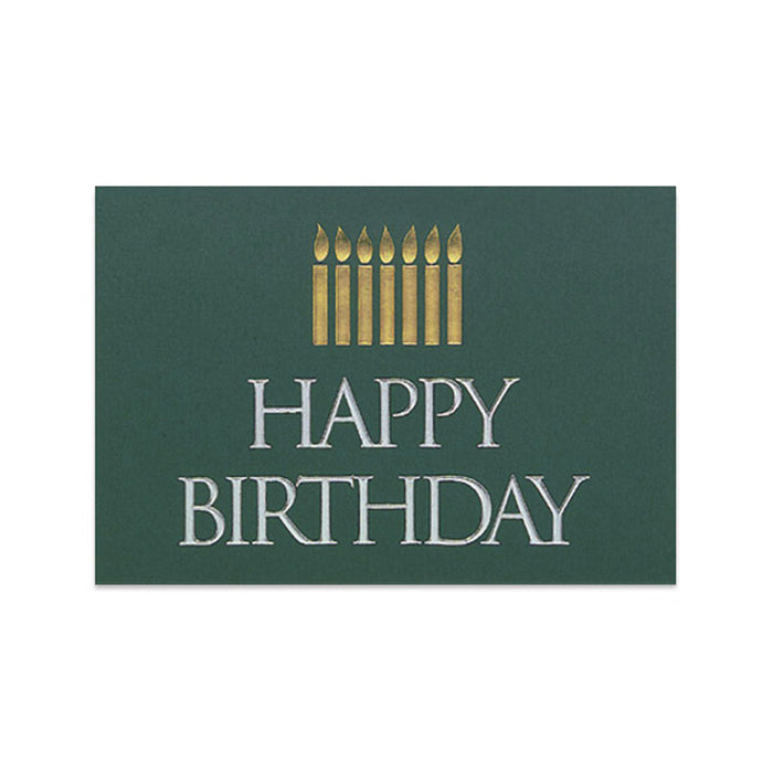 Green Birthday Notecard