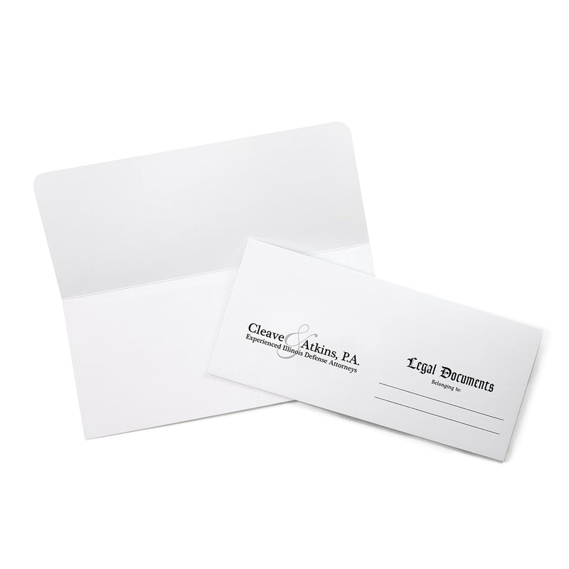 Legal paperwork document pouch