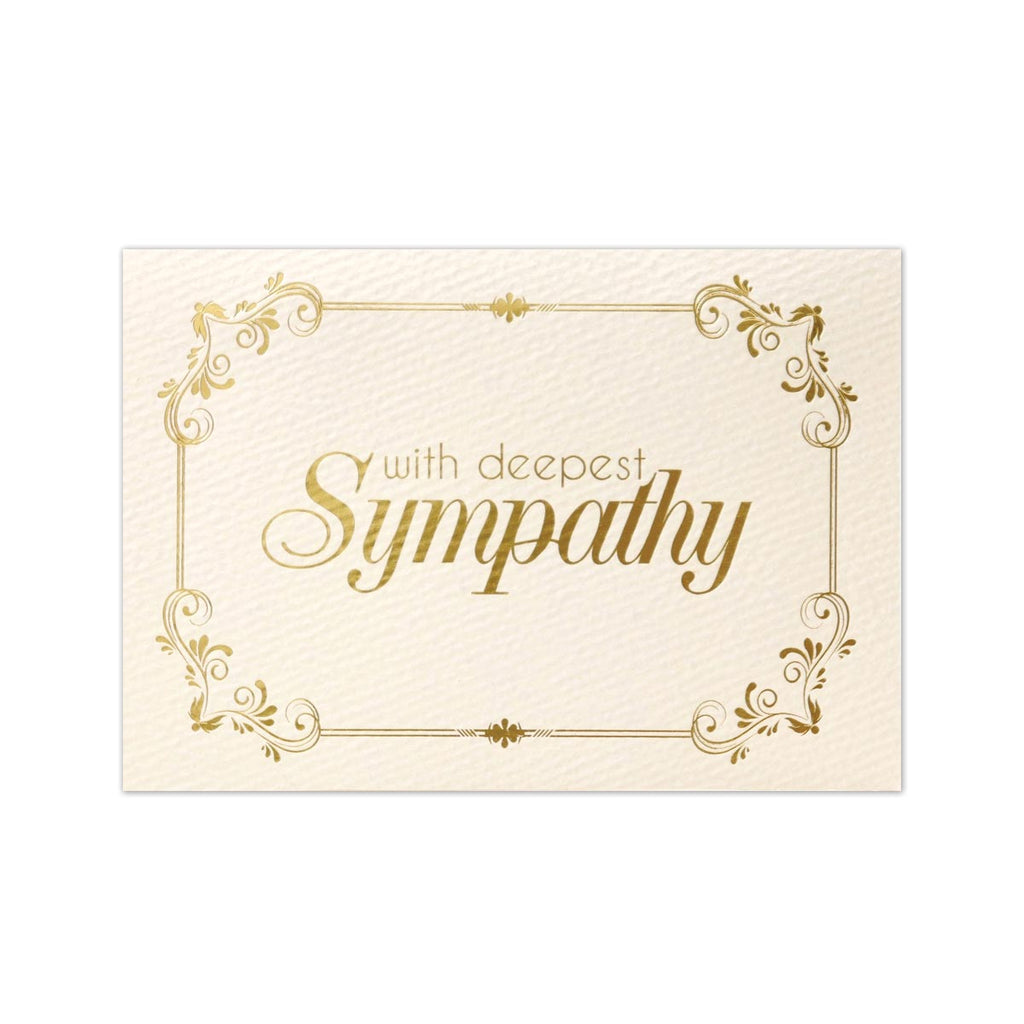 Antique Border Sympathy Card for Business | On The Ball Promotions