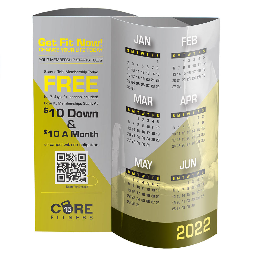 Custom Pop-Out Promotional Calendars & Table Tents — On The Ball Promotions