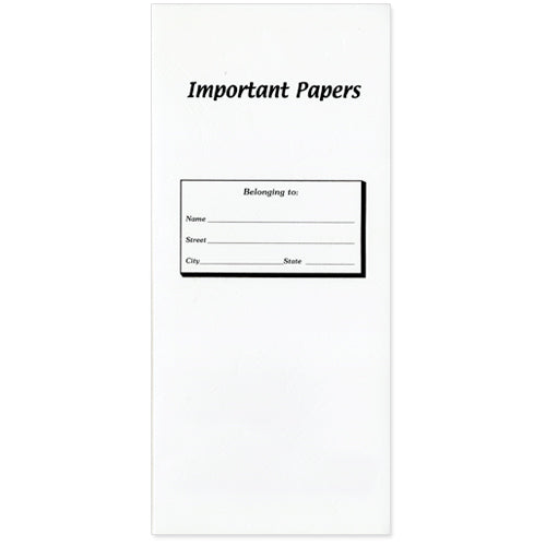 Important Papers Document Pouch